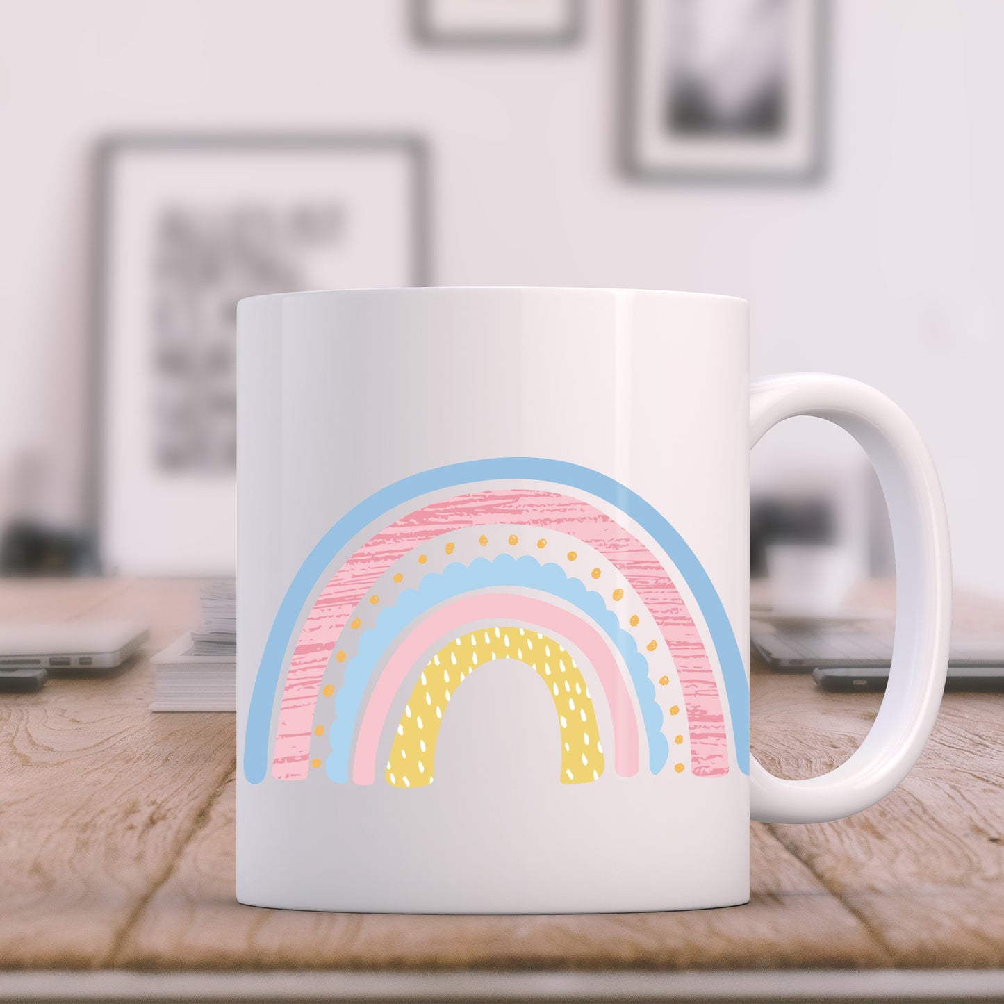 Peel and Stick PVC Small INS Rainbow Wall Stickers