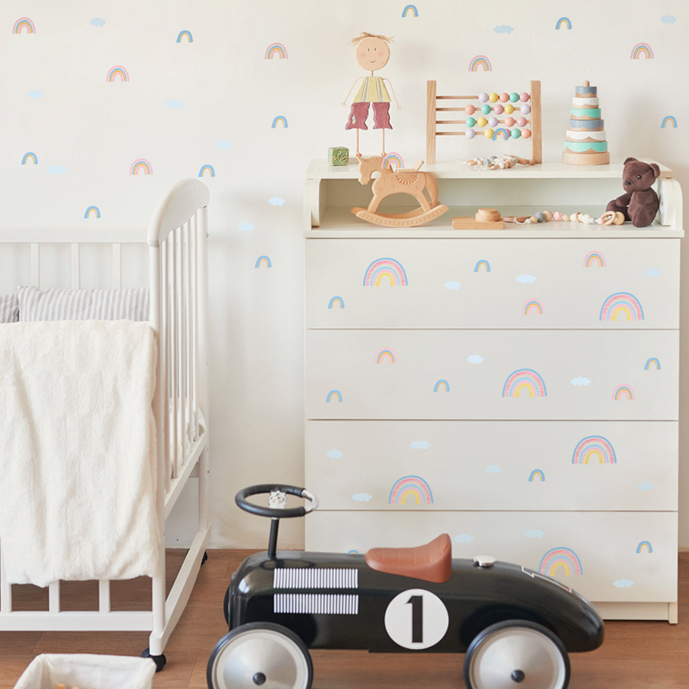 Peel and Stick PVC Small INS Rainbow Wall Stickers