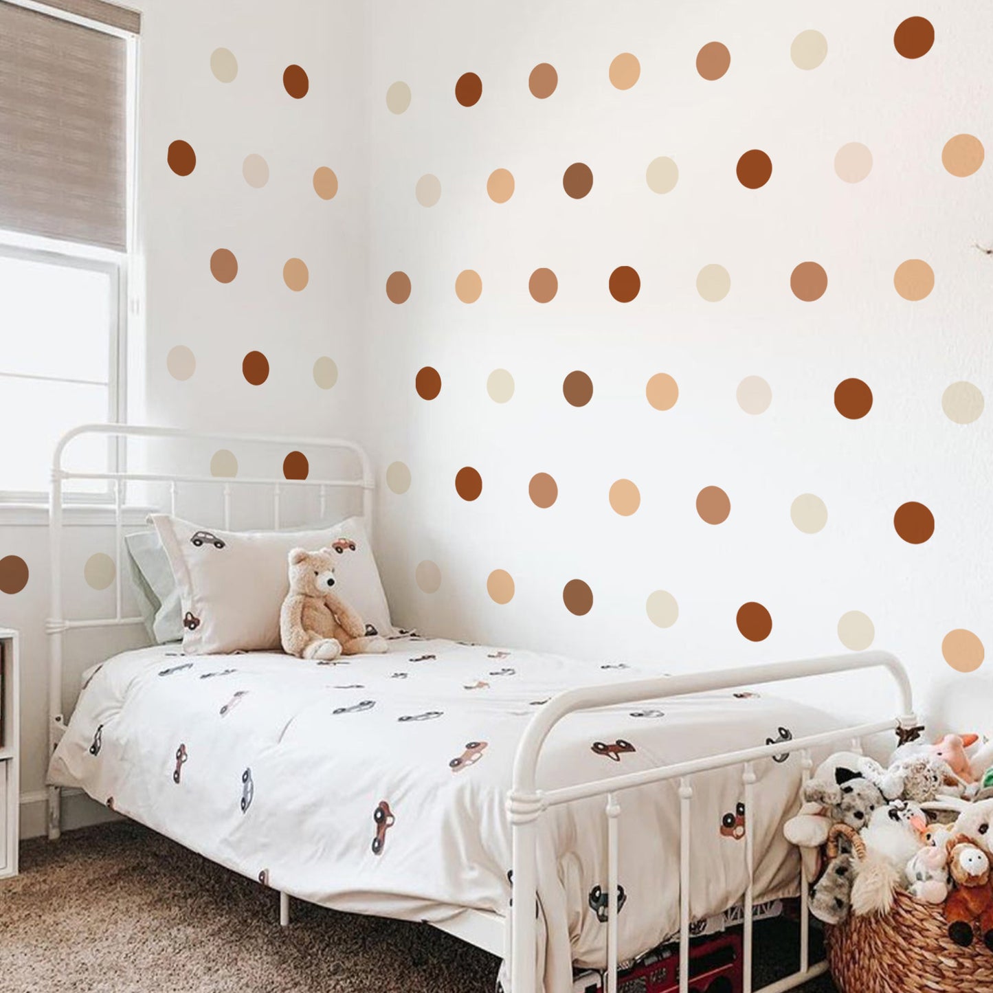 Peel and Stick PVC Large Boho Dot Wall Stickers