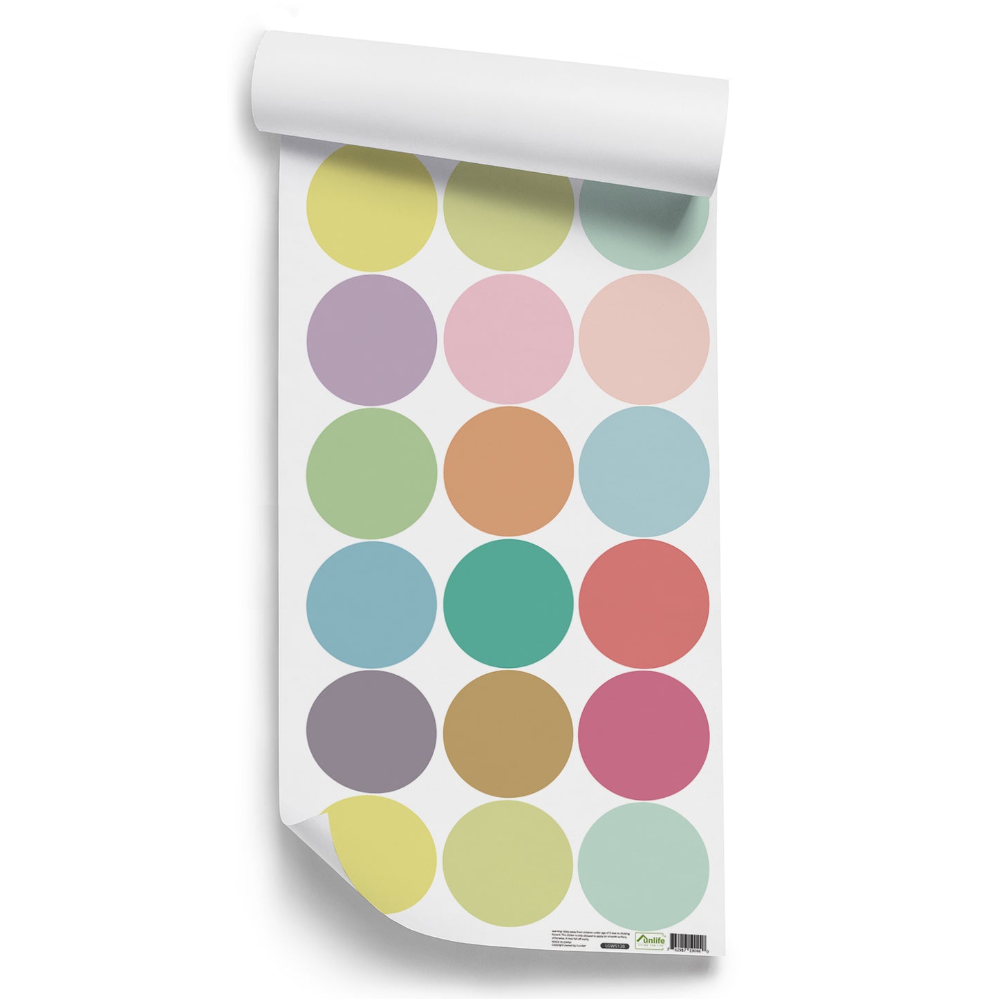 Peel and Stick PVC Large Boho Cartoon Dot Wall Stickers