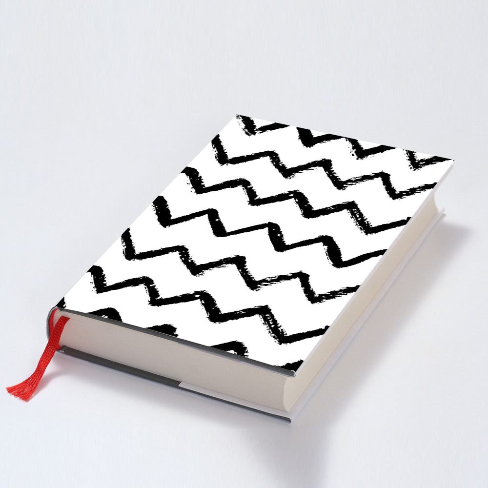 Peel and Stick PVC Small Geometric Black Wave Pattern Wall Decals