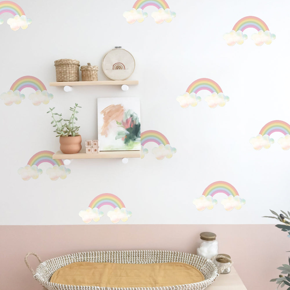 Peel and Stick PVC Small Dream Rainbow Wall Stickers