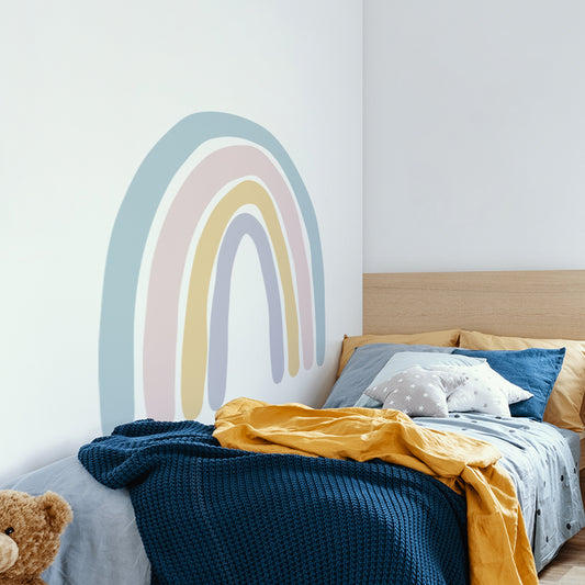 Peel and Stick Large Boho PVC INS Rainbow Wall Stickers
